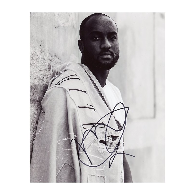 Off-White Virgil Abloh Signed and Cut Wallpaper Magazine Autographed