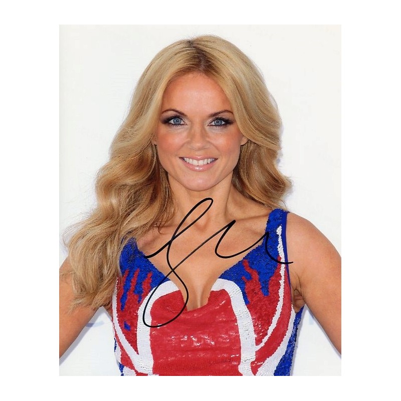 Signed Autograph Halliwell Geri Spice Girls All 