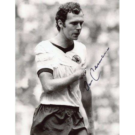 Signed Autograph BECKENBAUER Franz - All-Autographes.com